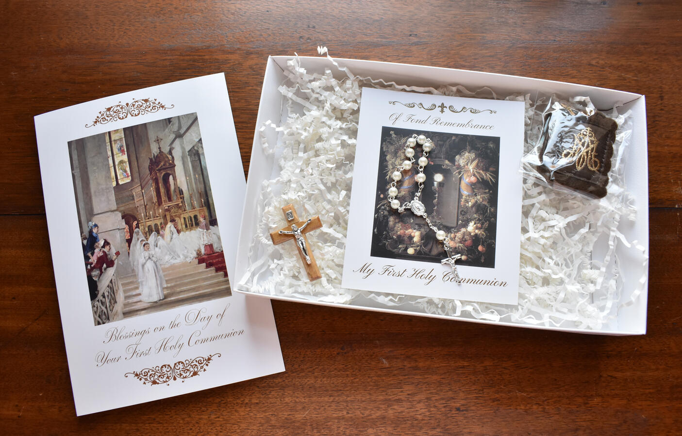 Curated Gift Sets with Original Greeting and Holy Cards